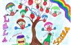 Lola la visciola e Bobbo il gobbo nel calendario della scuola