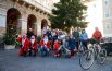 Babbo Natale pedala verso le feste:  regali e musica a Villa Cozza  (FOTO)