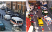 I controlli in corso Cavour fatti con i mattoncini Lego