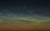 «La cometa NeoWise immortalata  dal tetto della scuola»