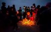 San Martino, un serpente luminoso  illumina l’Abbadia di Fiastra