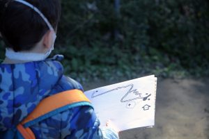 percorso al parco Collevario con i bambini