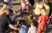 Rugby, il campione Gaudiello gioca con le piccole “Zebre”