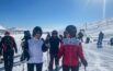 Aria di neve,  a lezione  con sci e snowboard