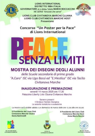 “Peace senza limiti”, un messaggio di speranza da Civitanova