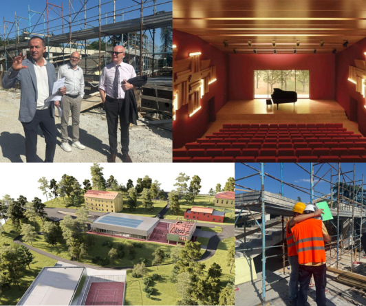 Un auditorium, campetto da 300 posti e un bar: come l’università trasforma Macerata