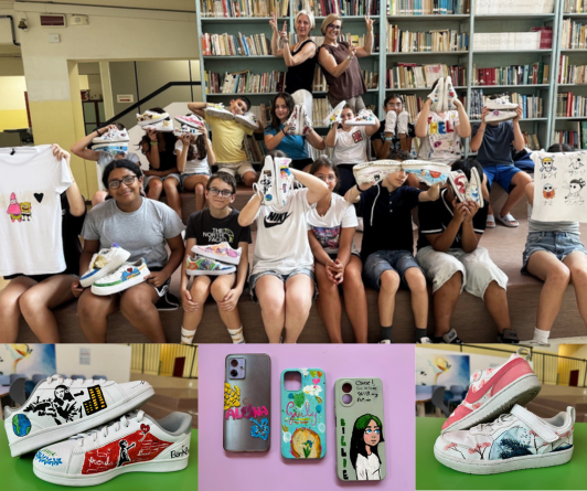 Personalizzano le sneaker e le mettono “in vetrina” nel sito della scuola