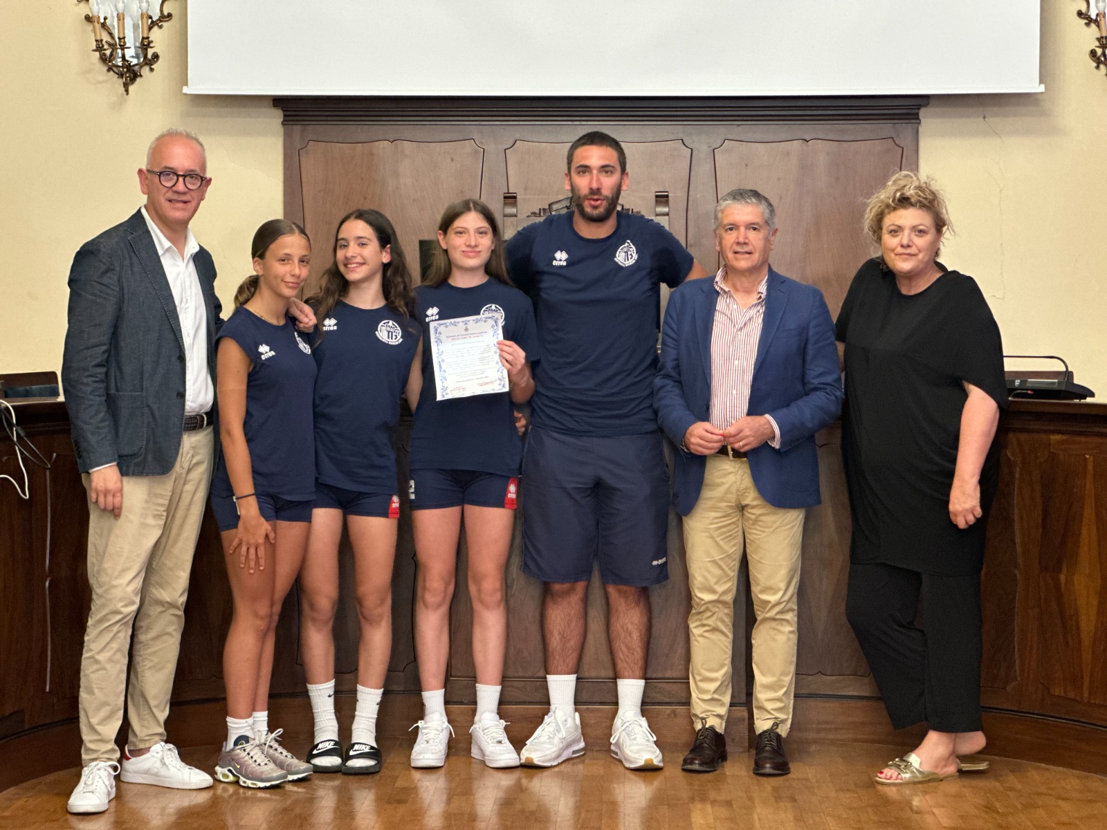 Volley ’79, stagione da incorniciare e premiazione in Comune