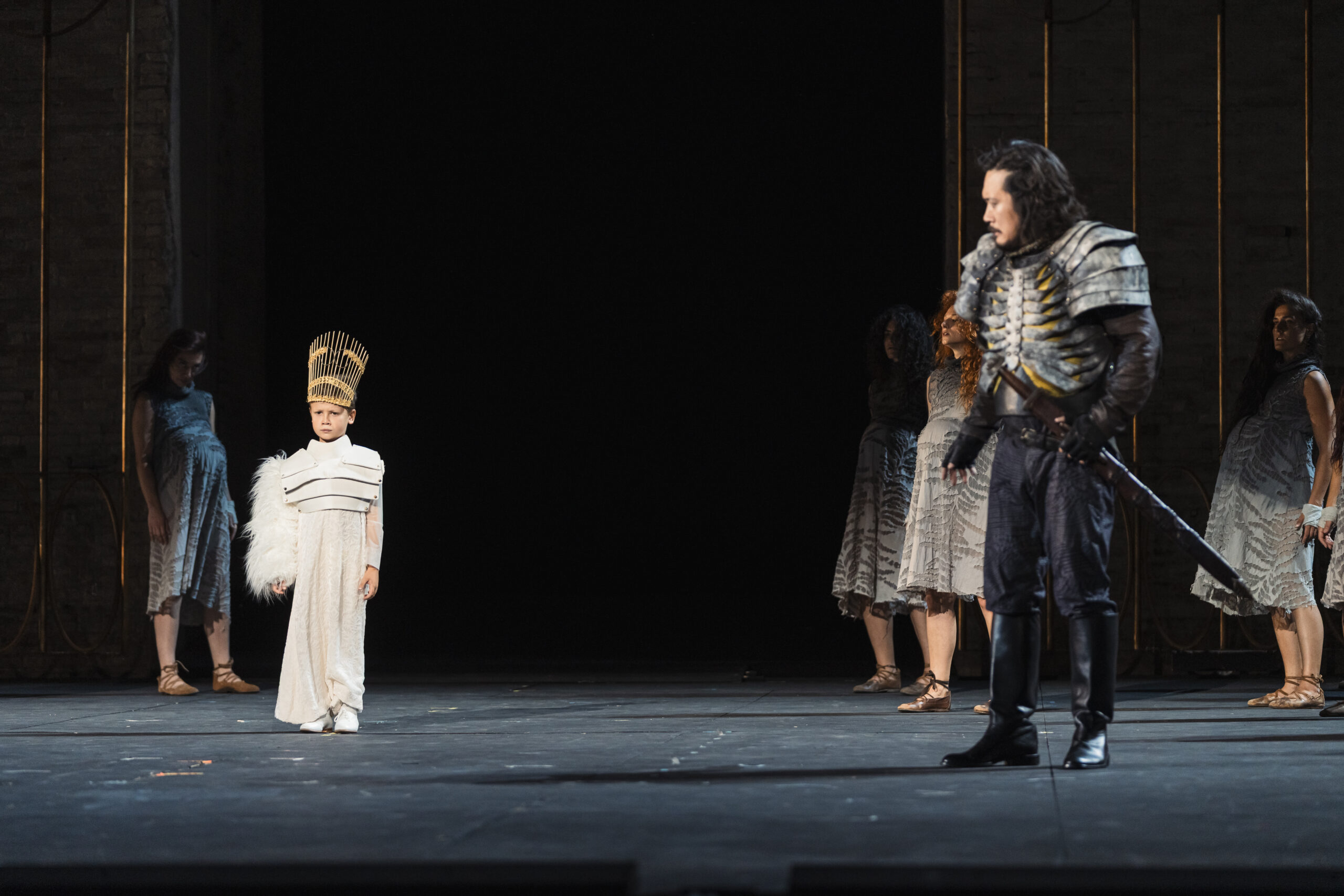 A sette anni sul palco dello Sferisterio, Riccardo Ciampitti è Fleanzio nel Macbeth
