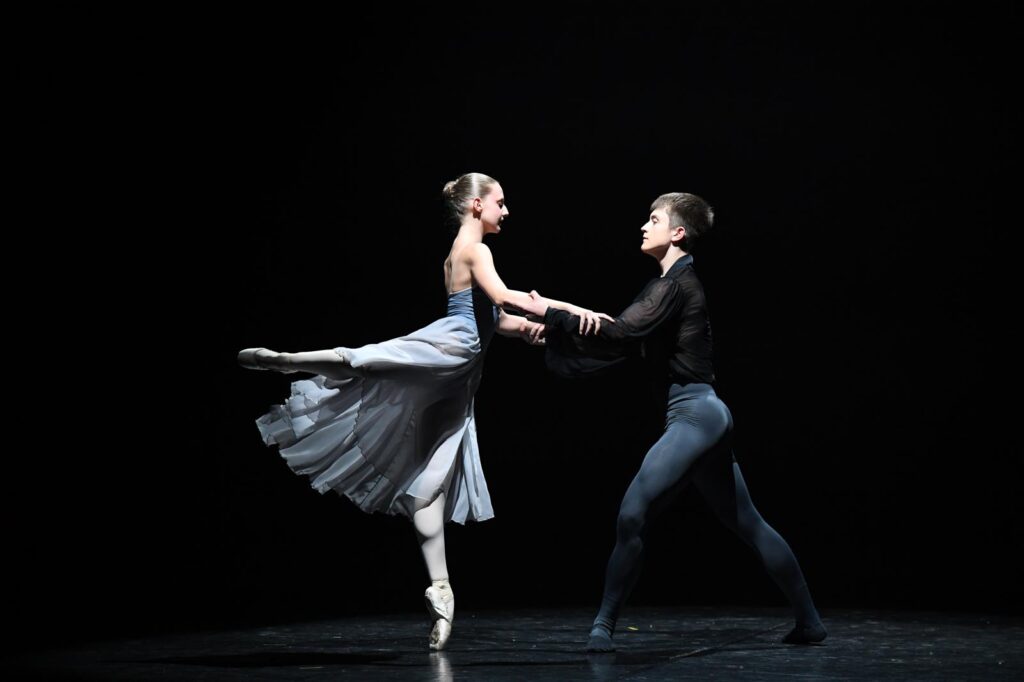 Melissa e Nicolò nel passo a due