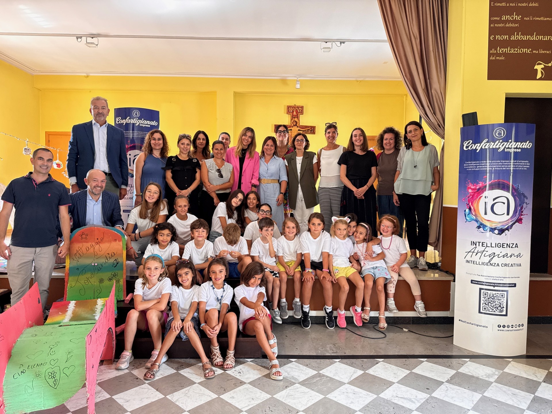 Summer Camp di Confartigianato, mostra dei manufatti alla festa finale
