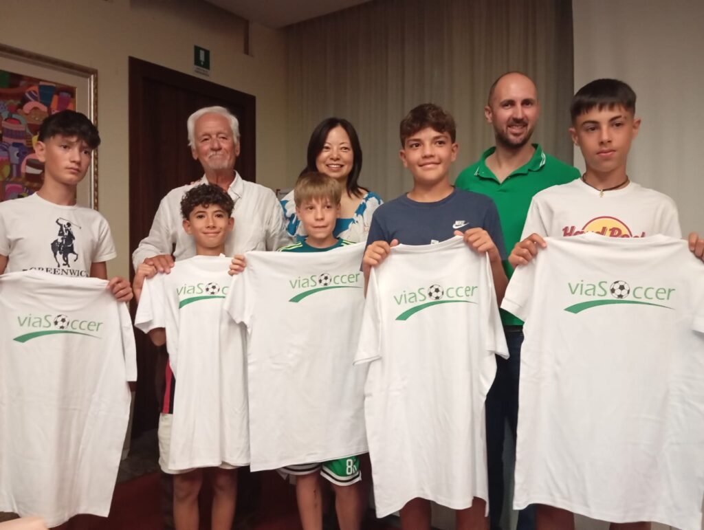 Alcuni dei ragazzi che parteciperanno allo scambio