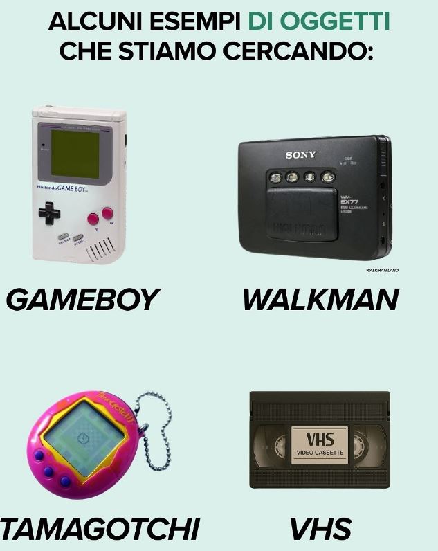 Alcuni oggetti che il Museo della scuola di Macerata sta cercando