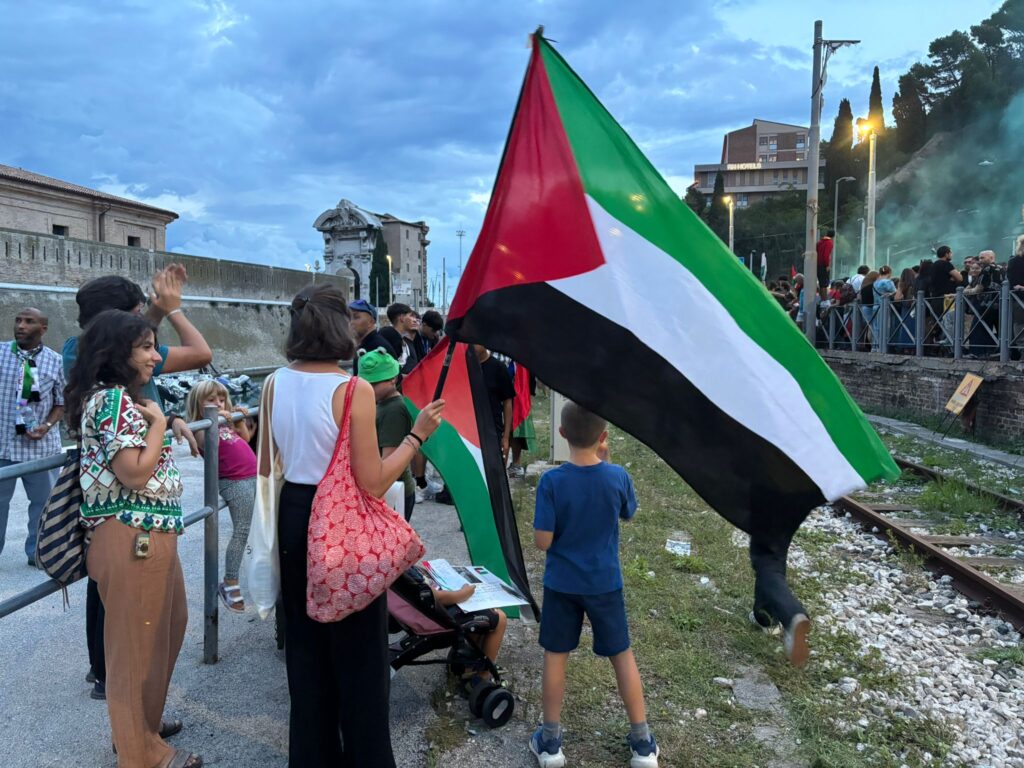Manifestazione per la pace in Palestina