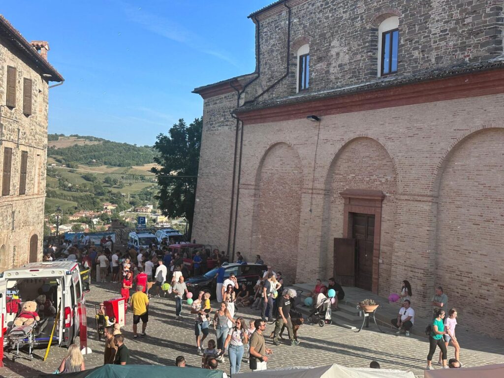 Piazza Umberto I durante "Un Bel Forte in gioco”