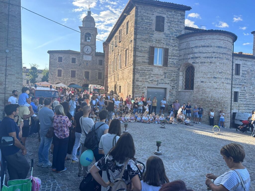 Piazza Umberto I durante "Un Bel Forte in gioco”