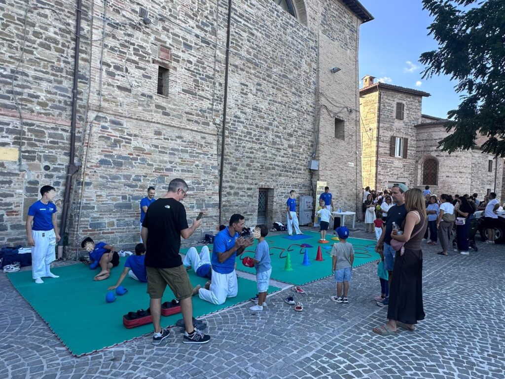 Piazza Umberto I durante "Un Bel Forte in gioco”