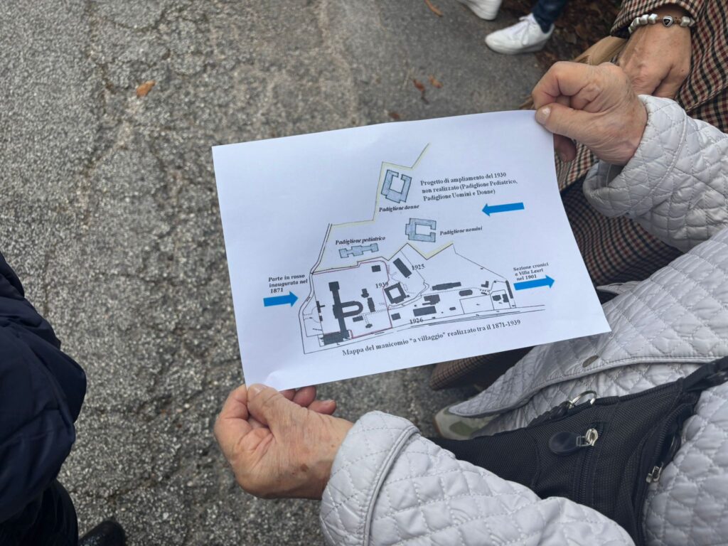 Mappa del manicomio di Macerata