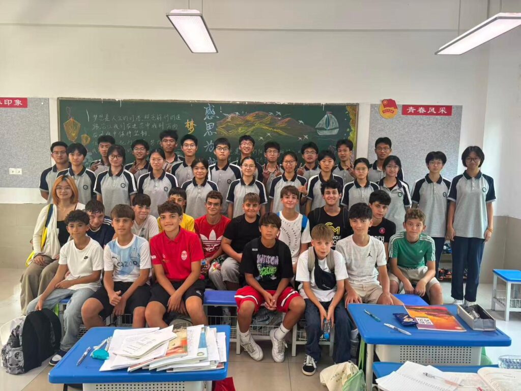 Studenti che hanno preso parte a Cina Soccer