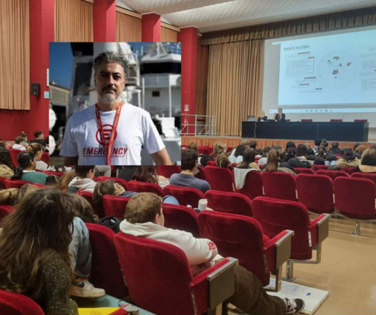 Roberto Maccaroni, infermiere di Emergency: «Informatevi sulla guerra e sulla pace»