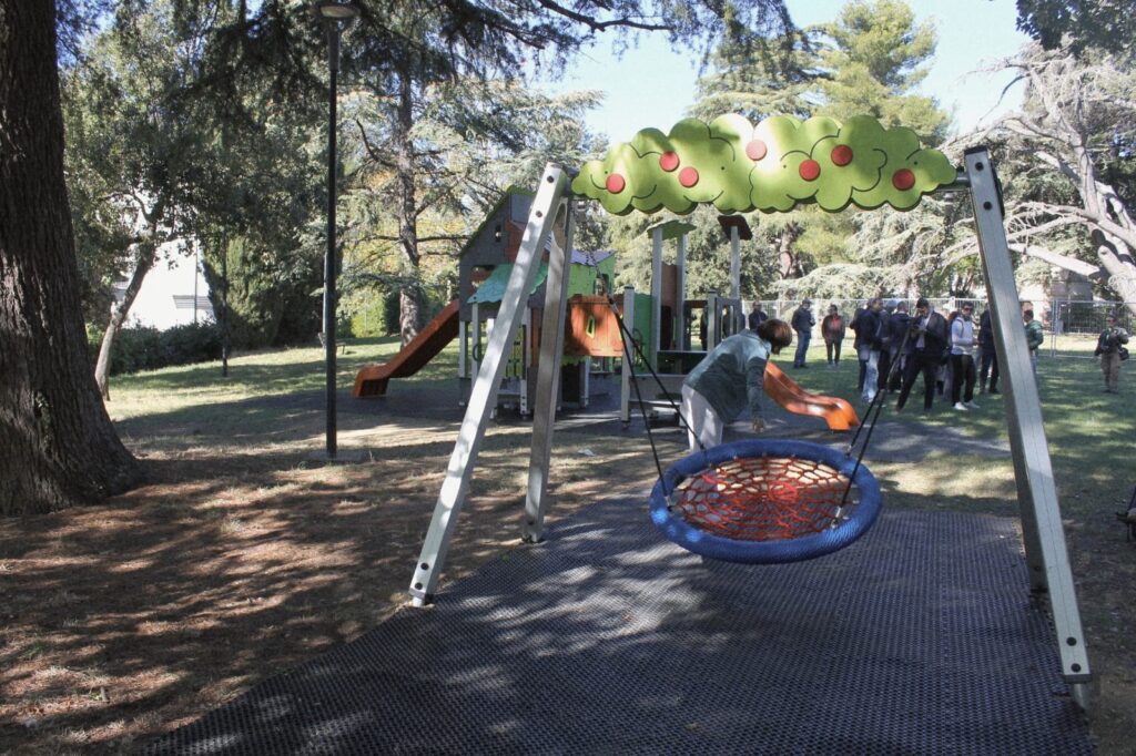 Inaugurazione parco Villa Cozza, i nuovi giochi