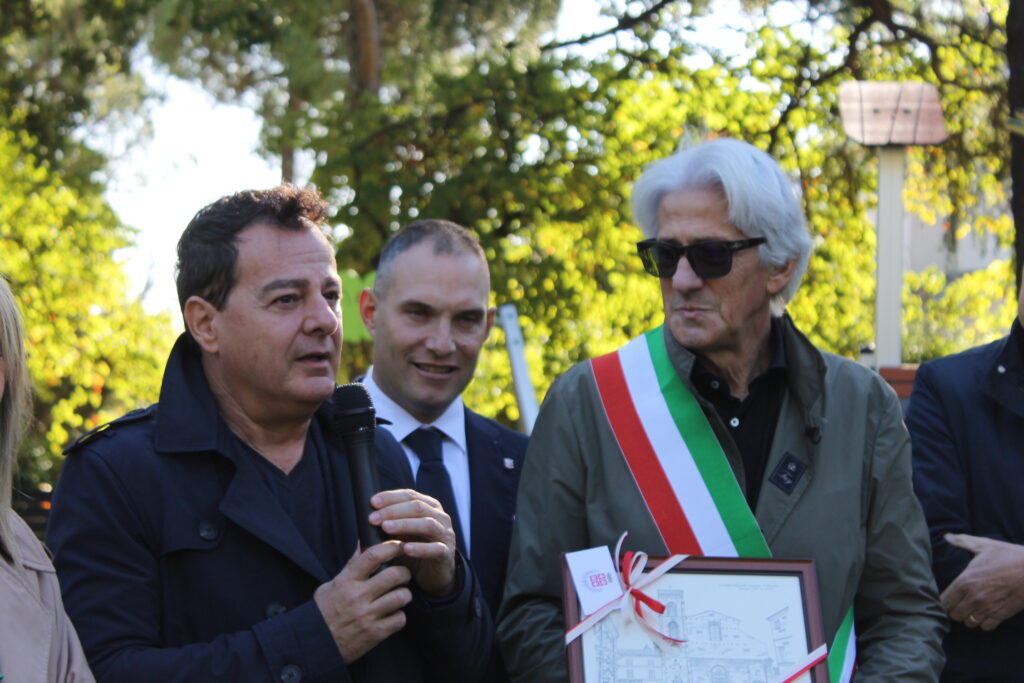 Inaugurazione parco Villa Cozza, l'intervento di Iginio Straffi