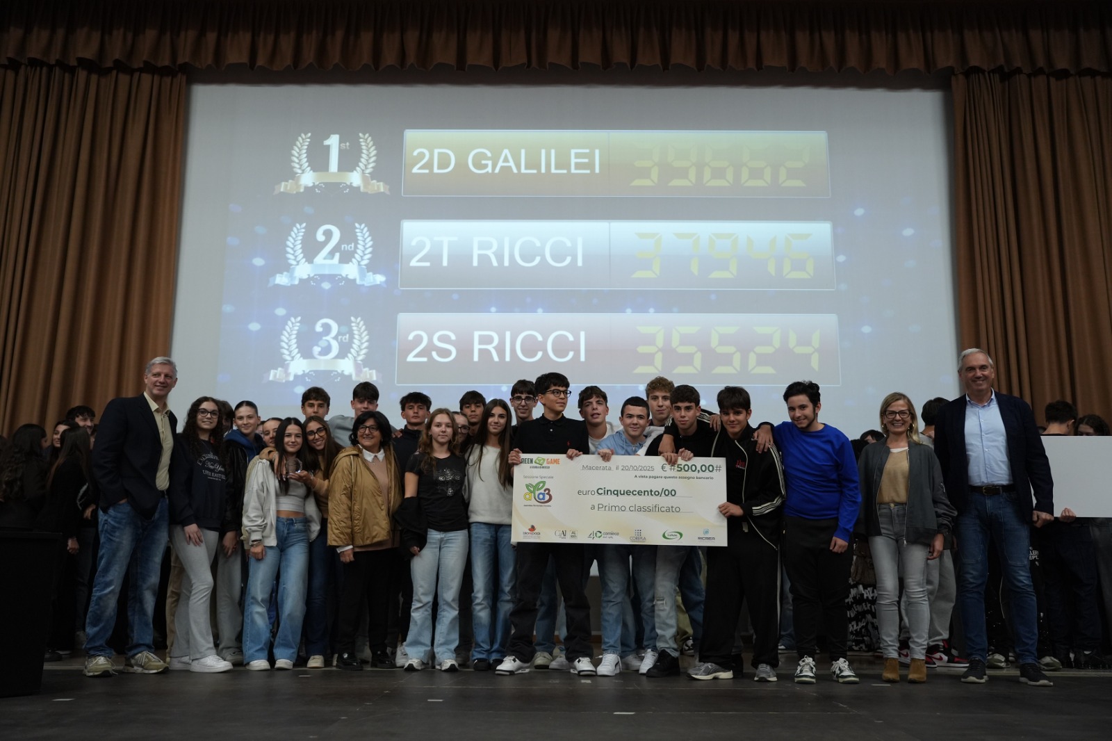 Green Game, il podio