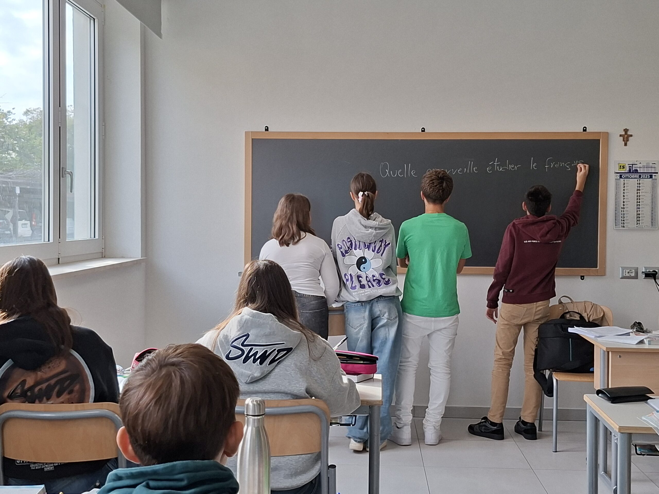 Studenti della scuola Dante Alighieri di Macerata