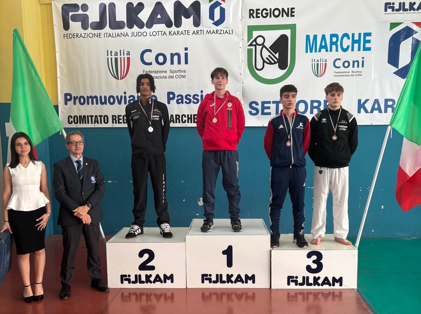 Karate, Alessandro Pompili campione regionale di Kumite