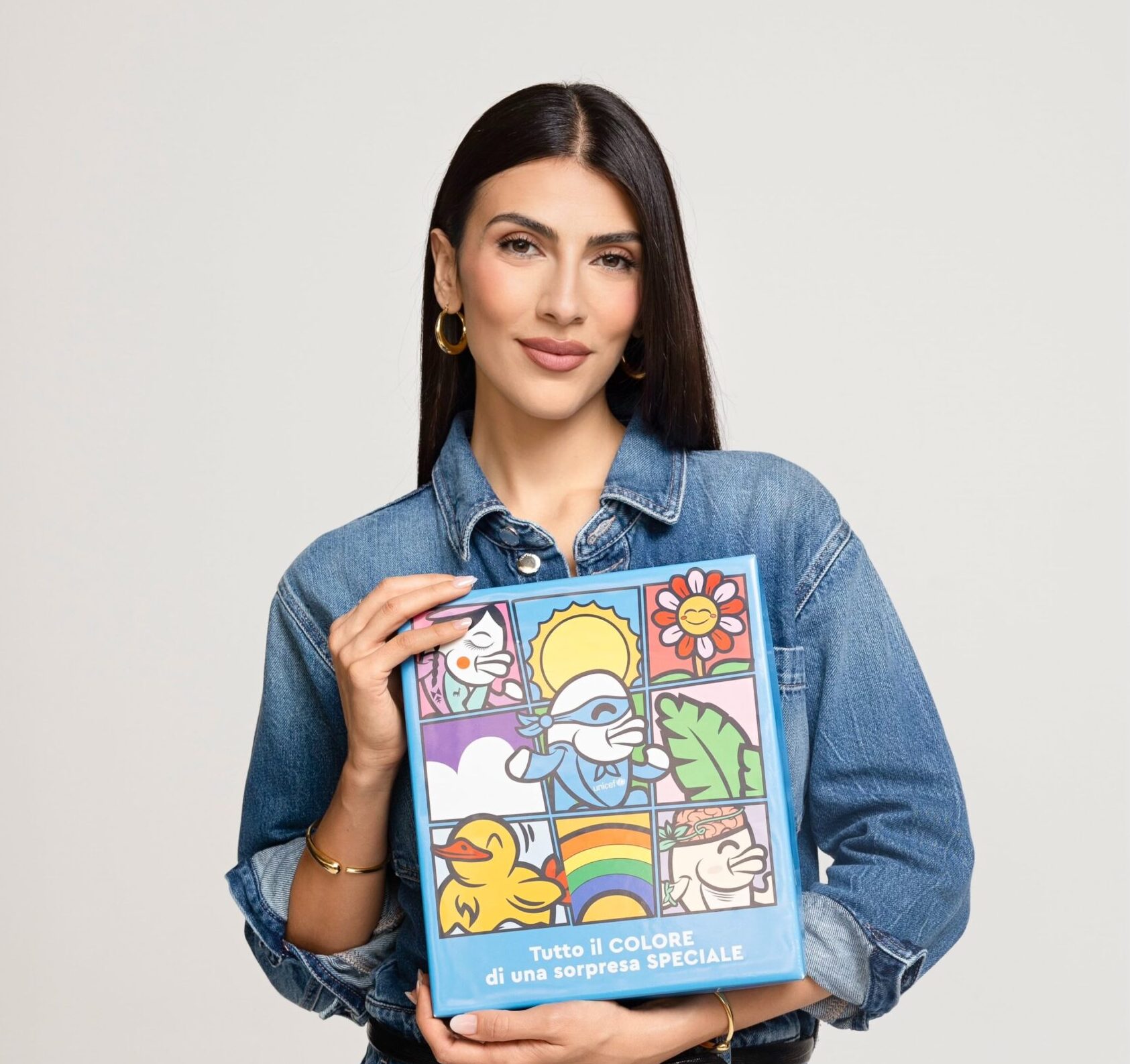 Torna il “Regalo Sospeso” Unicef–Clementoni: Giulia Salemi è la testimonial