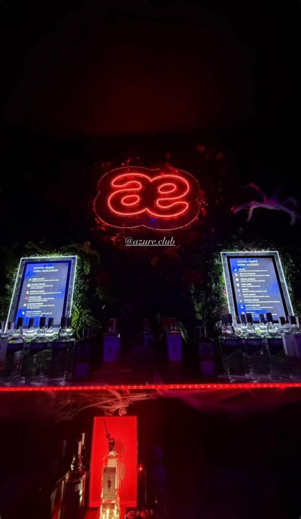 Halloween all'Azure, esibizione di 22Simba