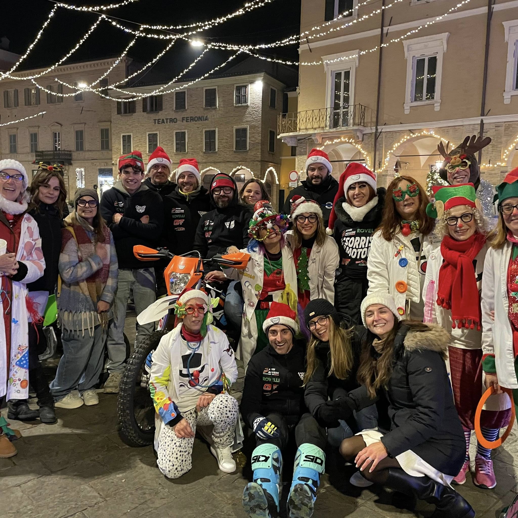 Il rombo della solidarietà, il regalo di Babbo Natale è la mototerapia