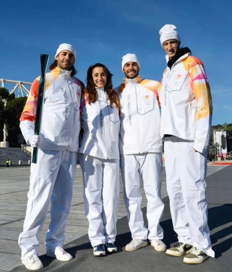 Gianmarco Tamberi, Elisa Di Francisca, Gregorio Paltronieri e Pelonara