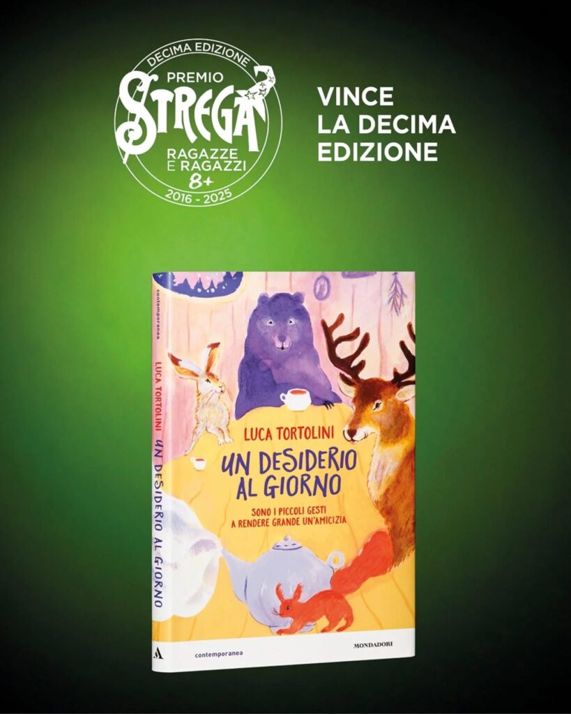 Luca Tortolini riceve il Premio Strega