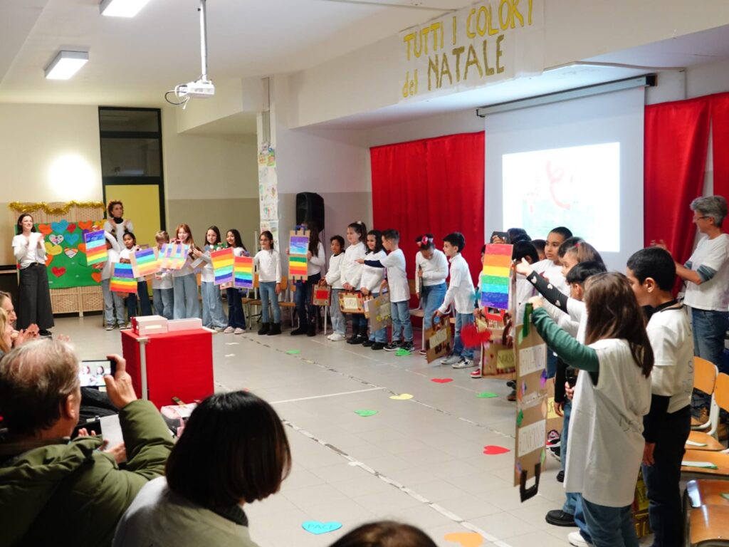 Un momento del recital "La pace in valigia"