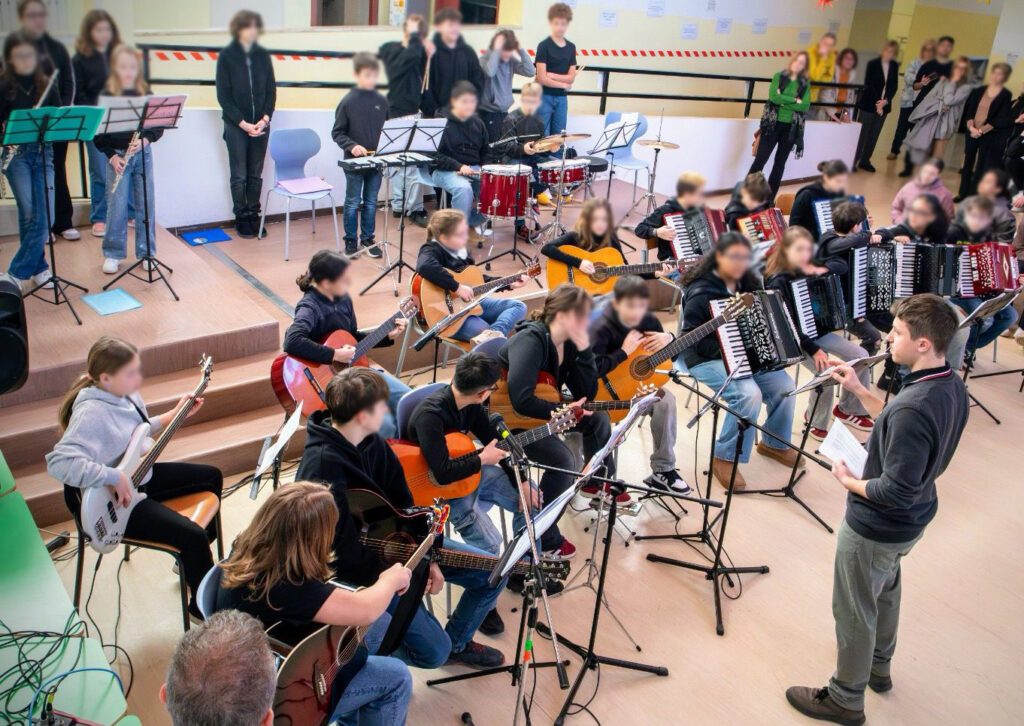 L'orchestra scolastica a Recanati