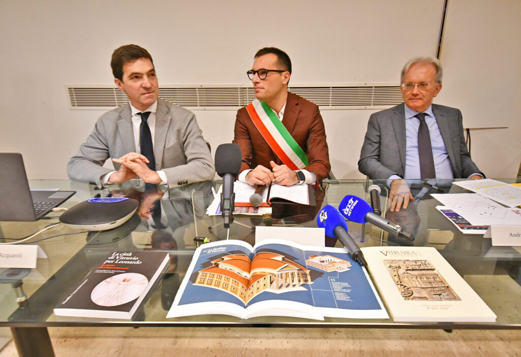 La presentazione del ritrovamento della basilica di Vitruvio