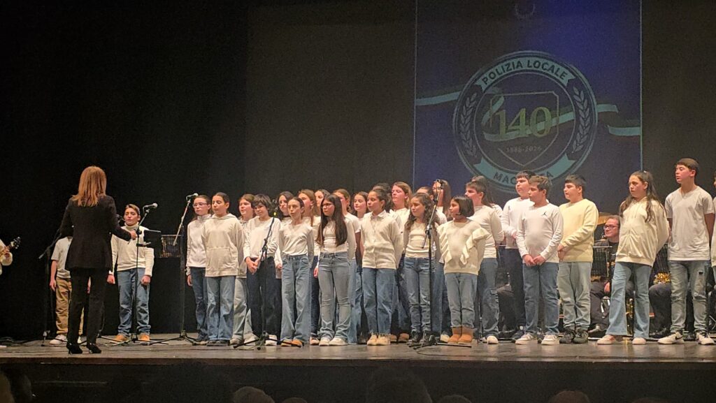 Festa della polizia locale, la scuola Dante Alighieri