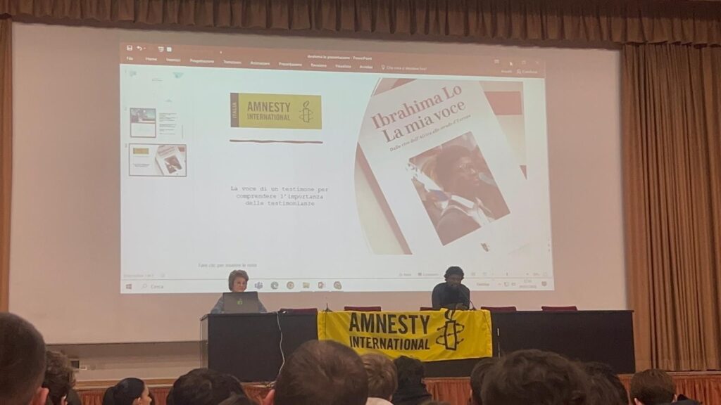 Ibrahima Lo all'Ite Gentili