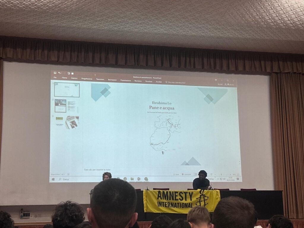 Ibrahima Lo all'Ite Gentili