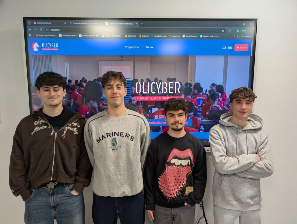 I 4 studenti del mattei ammessi alle Olimpiadi della Cybersicurezza