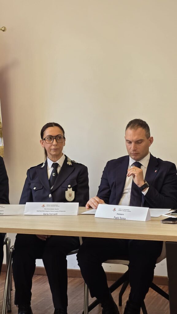 La vice commissaria Ilaria Ferranti e l'assessore Paolo Renna