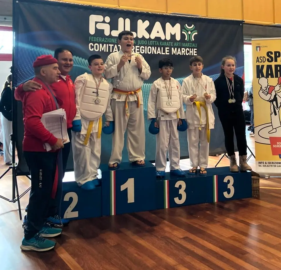 Atleti del Karate-Kai Civitanova Marche