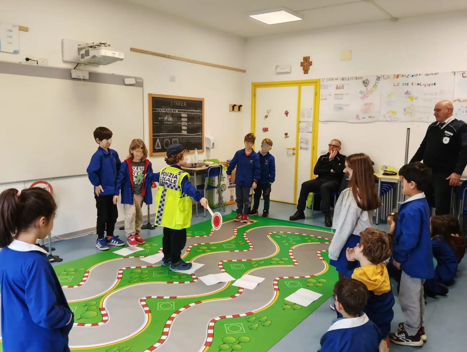 Lezione di educazione stradale a San Severino