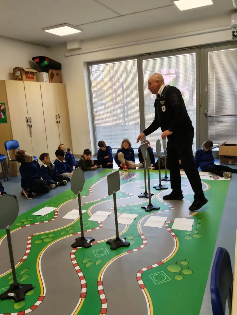Lezione di educazione stradale a San Severino