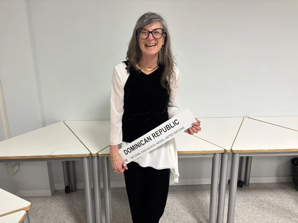 La professoressa referente del progetto Nhsmun Francesca Giorgetti 