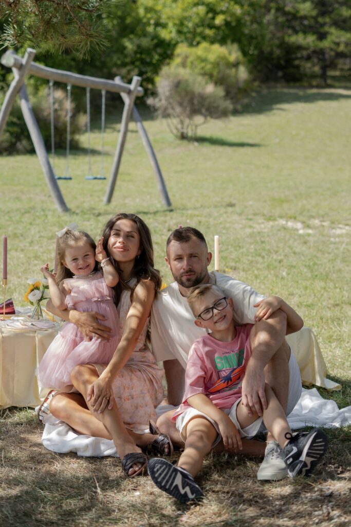 Daniel e Nicole con i loro genitori