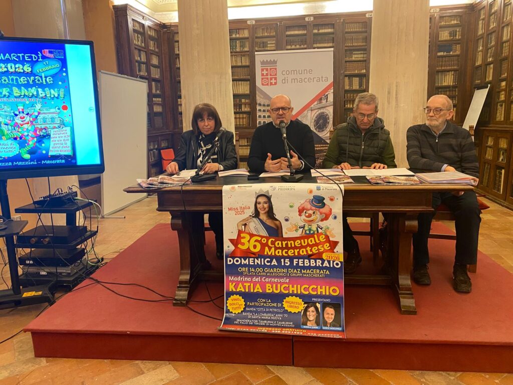 La presentazione del carnevale a Macerata