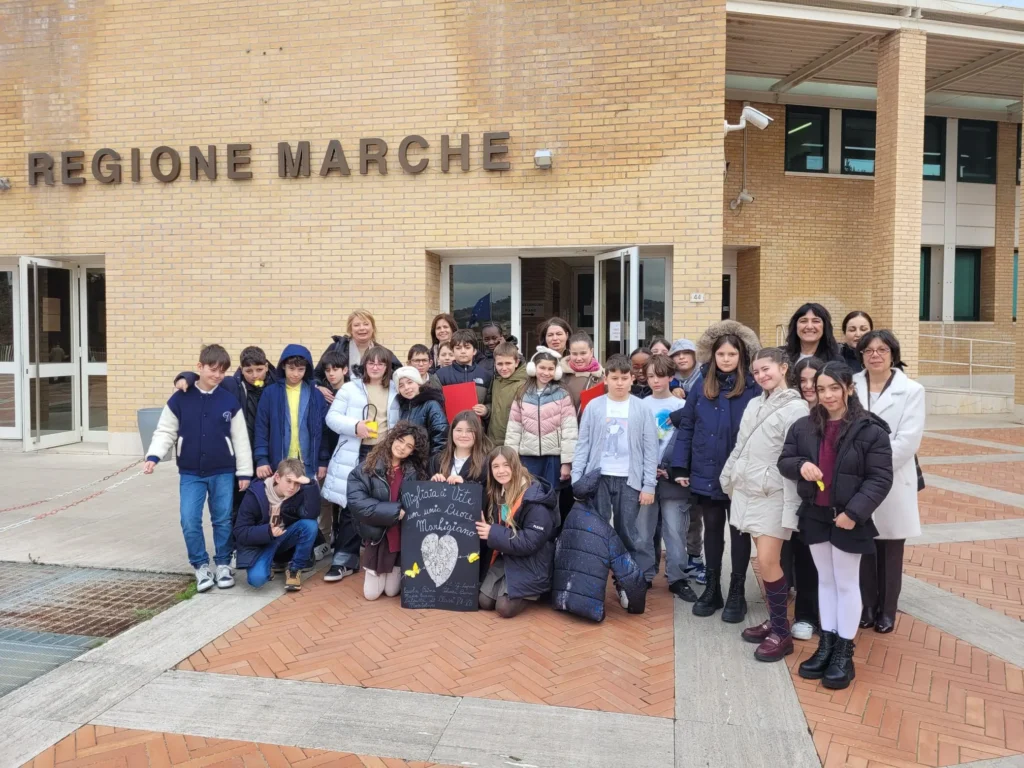 Studenti di Montelupone in Regione