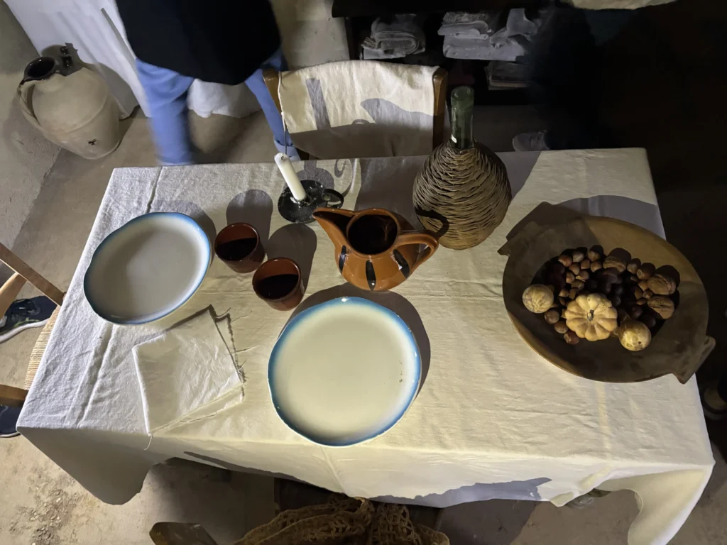 Una tipica tavola di borgo Ficana